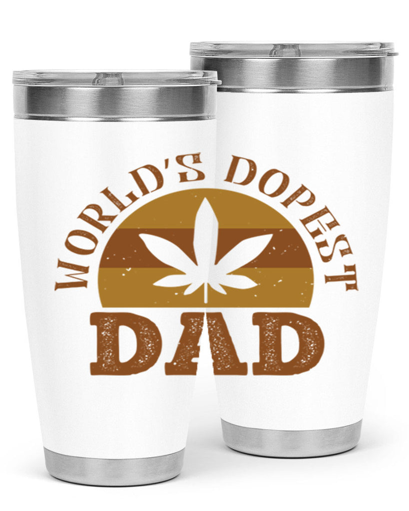 world’s dopest dad 137#- fathers day- Tumbler