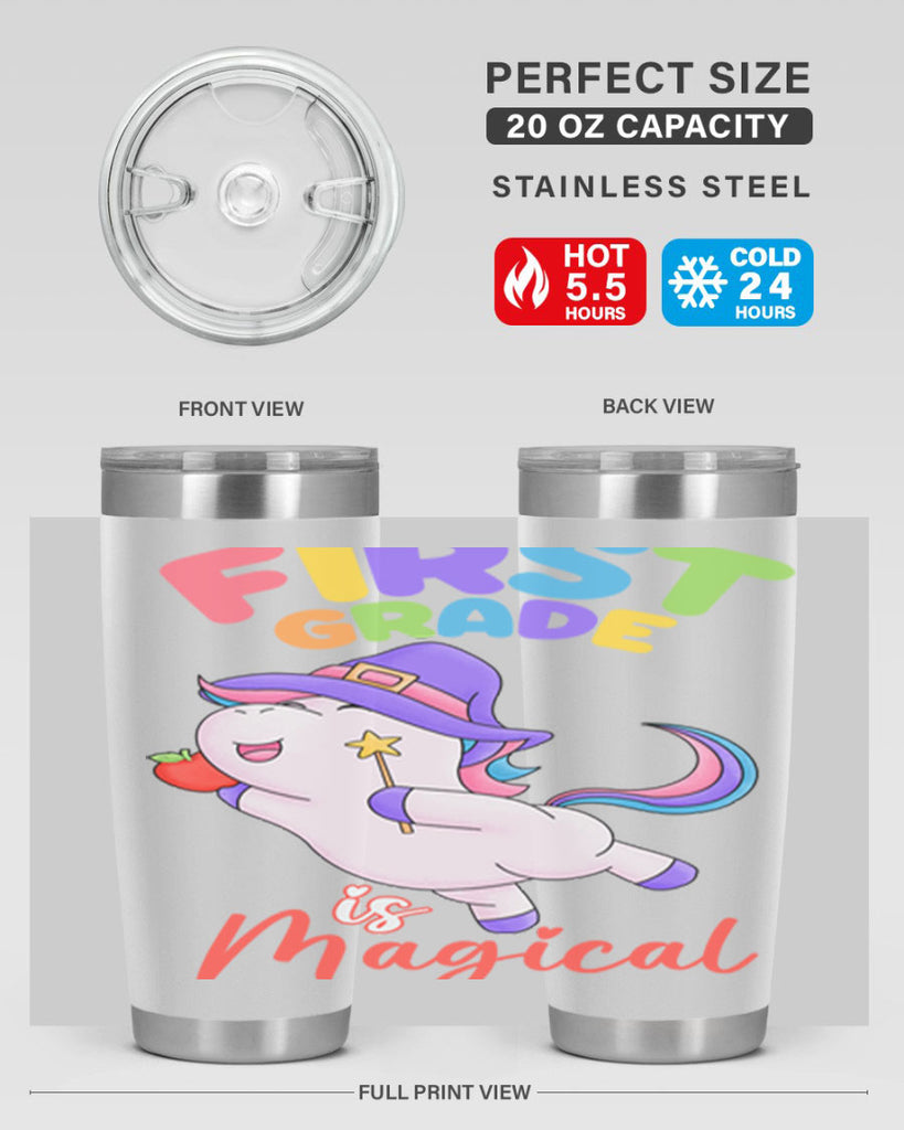 1st Grade is Magical Unicorn 26#- 1st grade- Tumbler