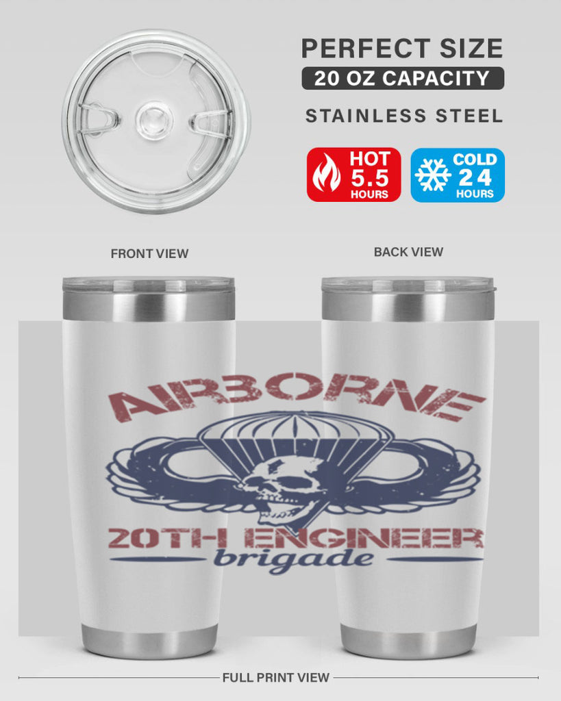 AIRBORNE TH ENGINEER BRIGADE Style 72#- engineer- tumbler