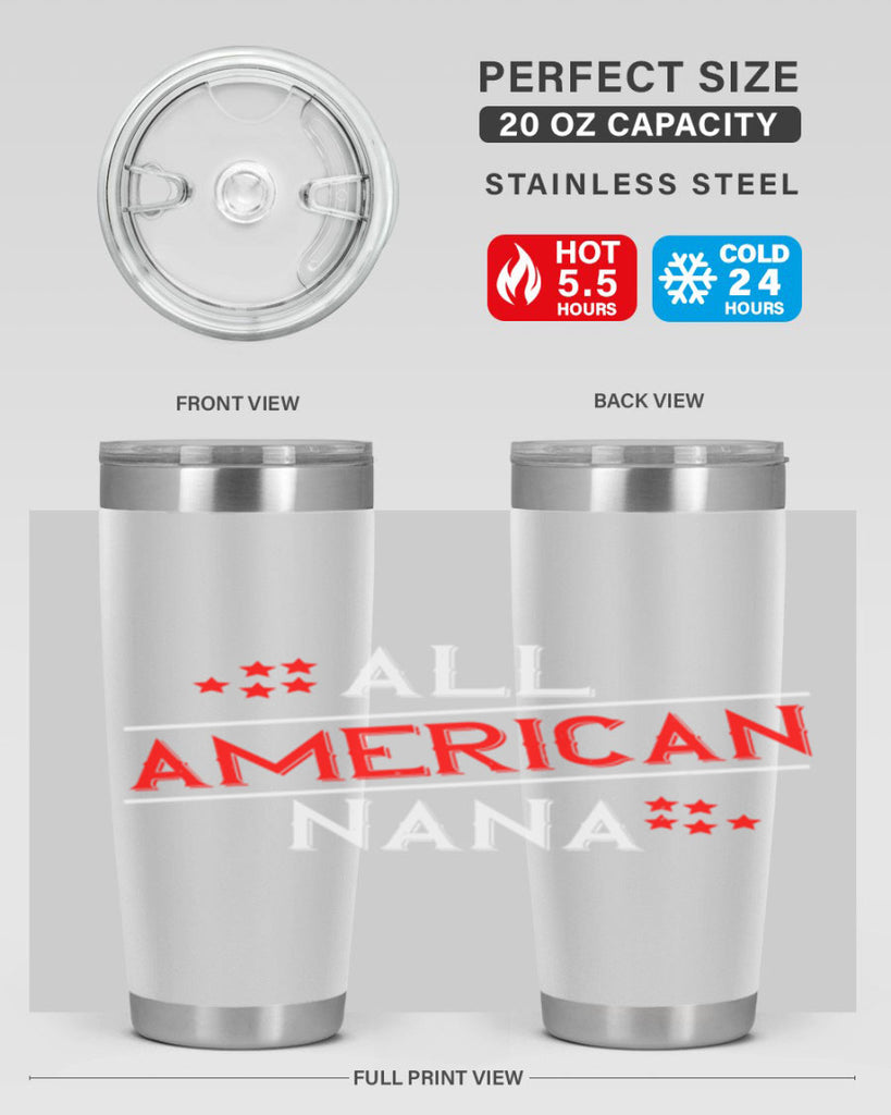 ALL american nana 110#- grandma - nana- Tumbler