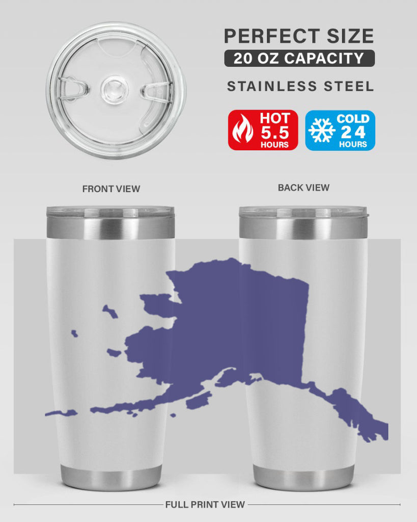 Alaska 49#- stateflags- Tumbler