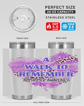 AlzheimerS Awareness A Walk To Remember 10#- alzheimers- Tumbler