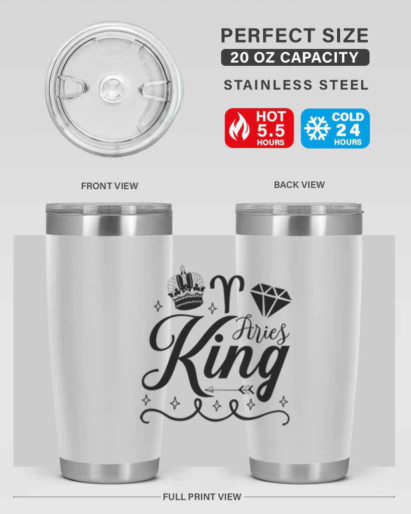 Aries king 111#- zodiac- Tumbler