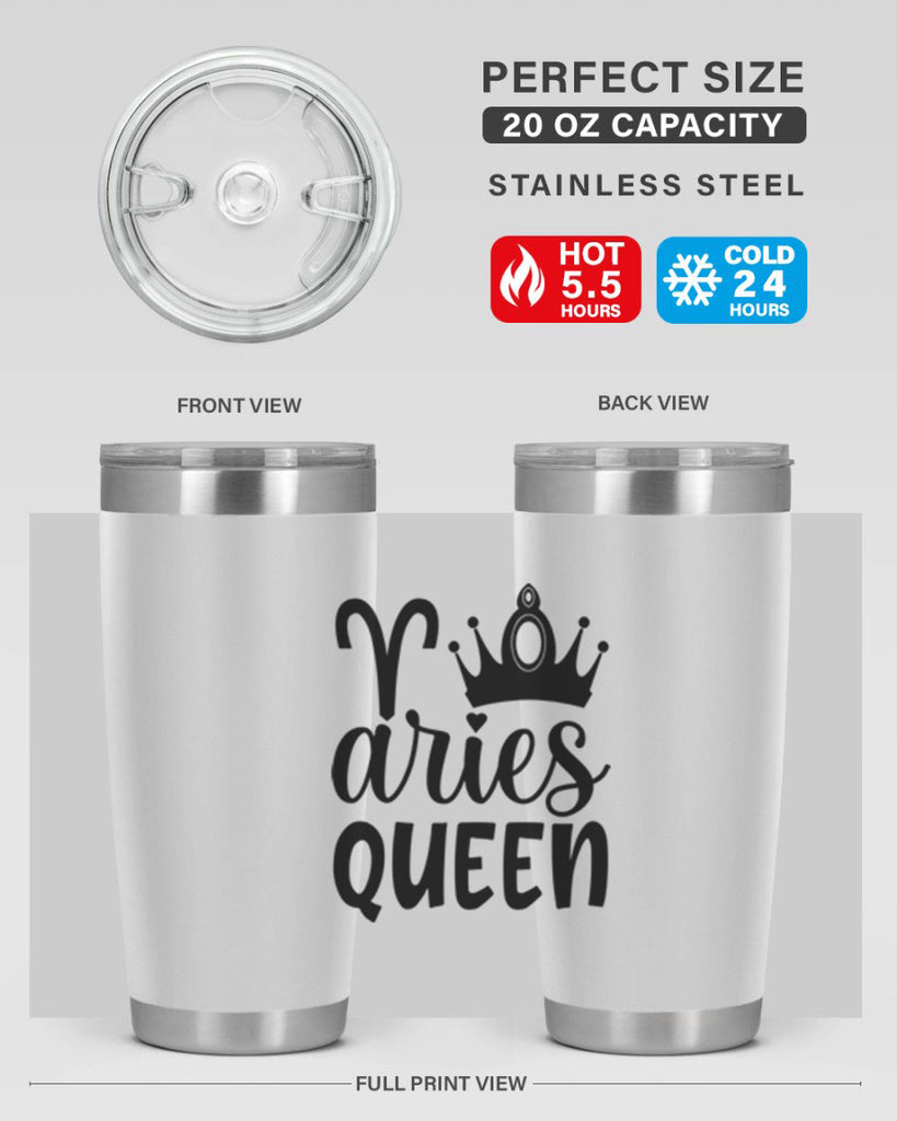 Aries queen 118#- zodiac- Tumbler