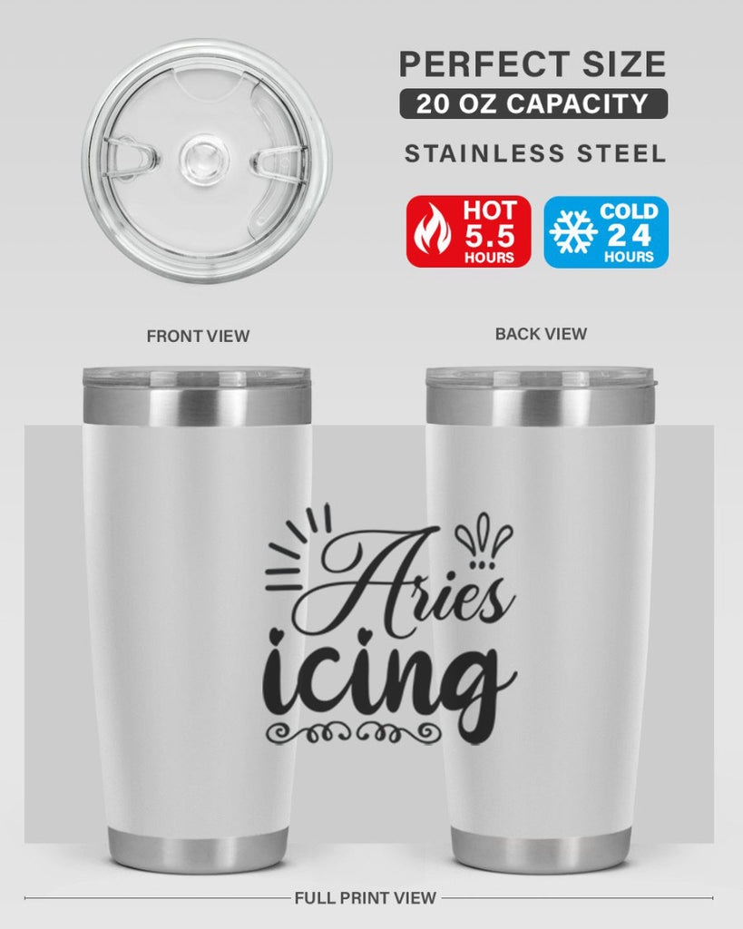Ariesicing 105#- zodiac- Tumbler