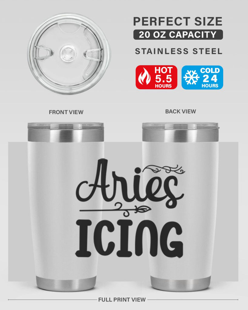 Ariesicing 106#- zodiac- Tumbler