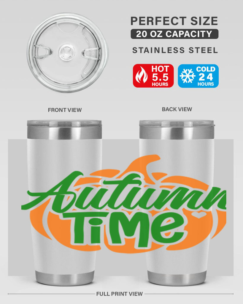 Autumn Time 34#- fall- Tumbler