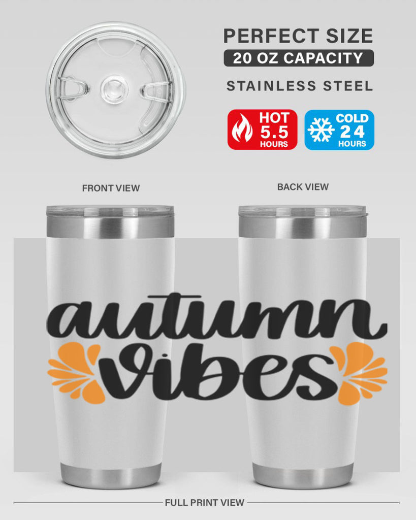 Autumn Vibes 478#- fall- Tumbler