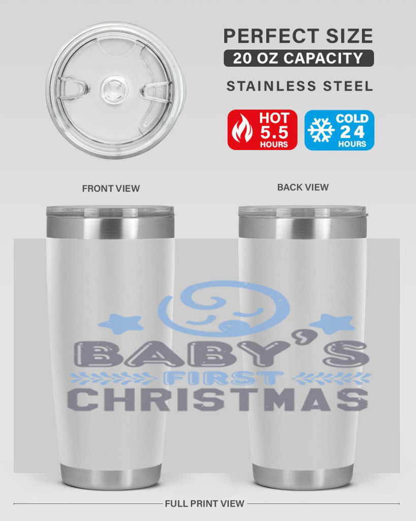 Baby First Christmas Style 2#- baby shower- tumbler