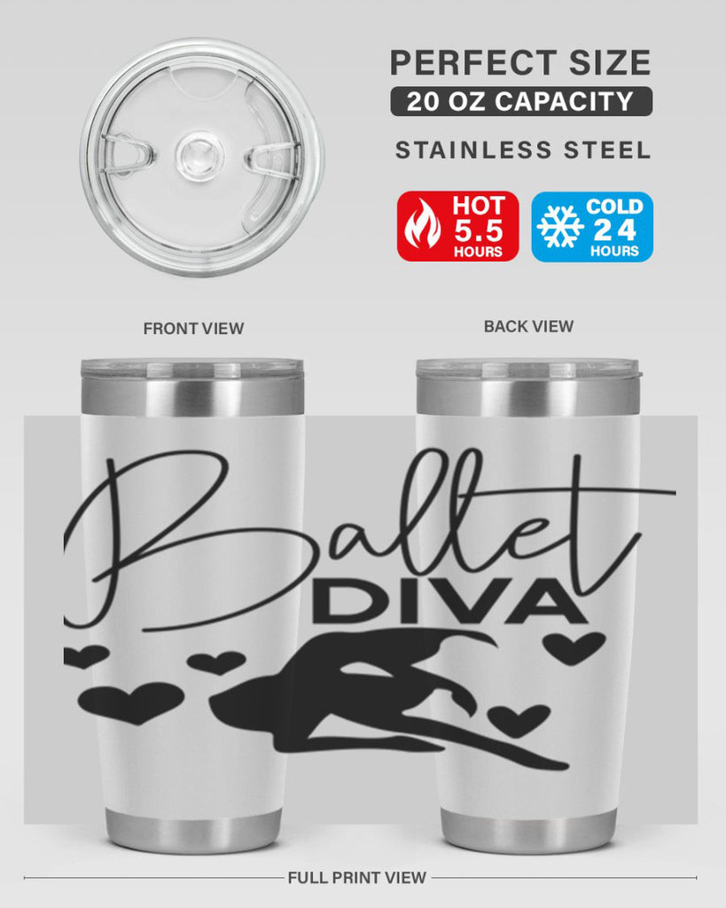 Ballet Diva 5#- ballet- Tumbler