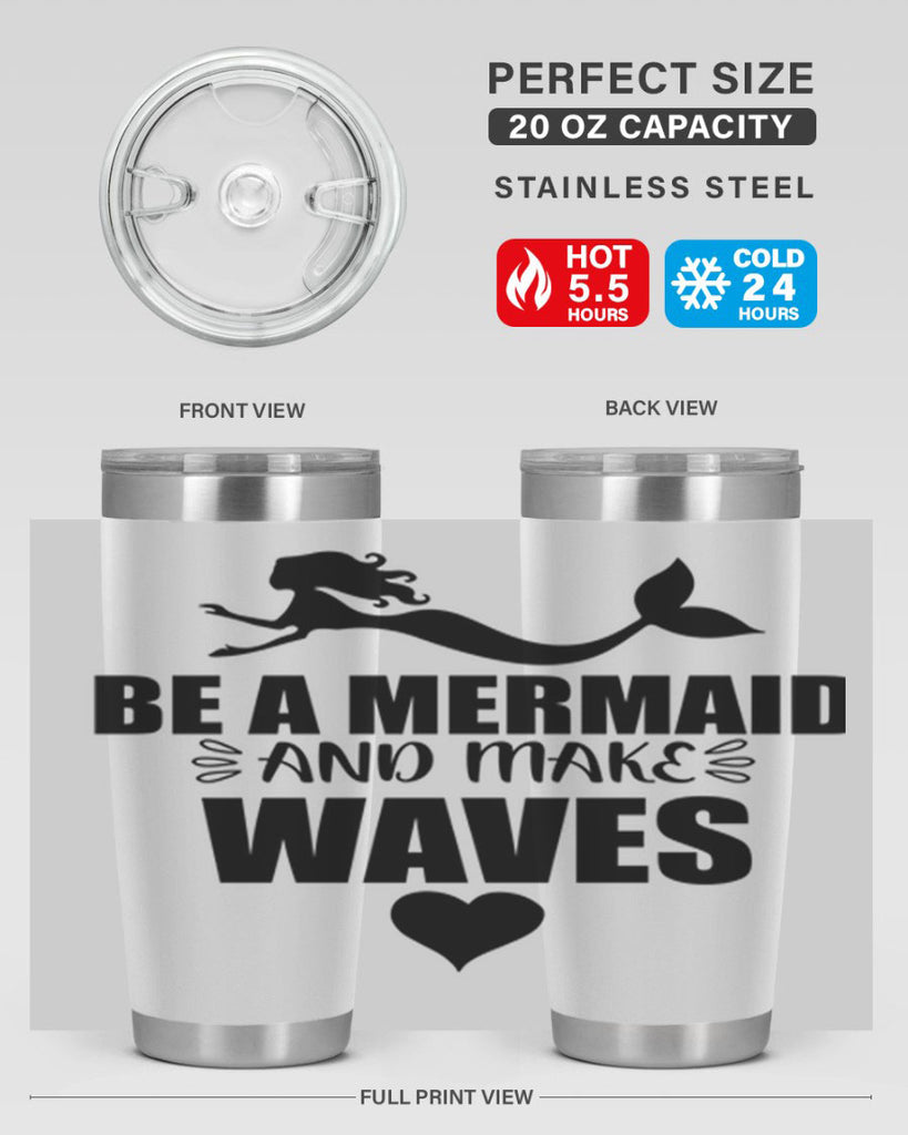 Be a Mermaid and make 53#- mermaid- Tumbler