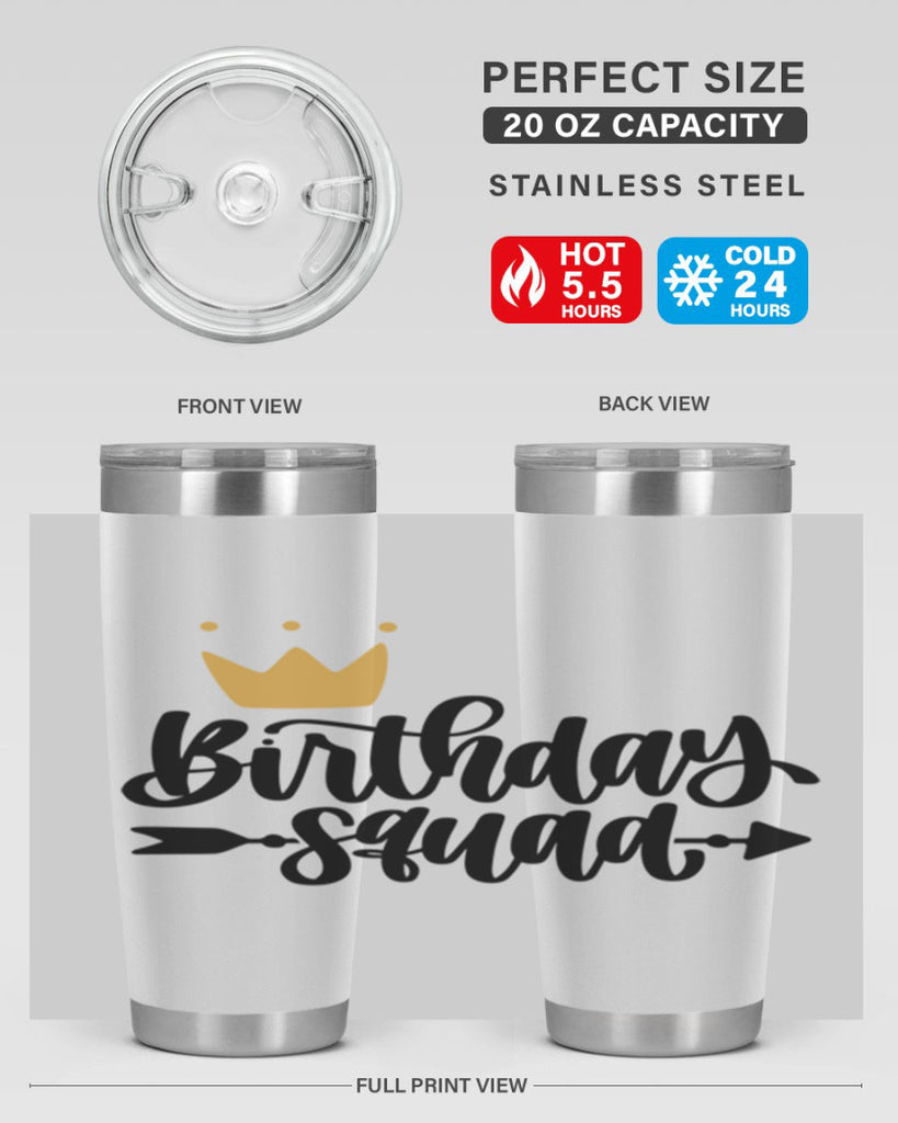 Birthday Squad Style 6#- birthday- tumbler