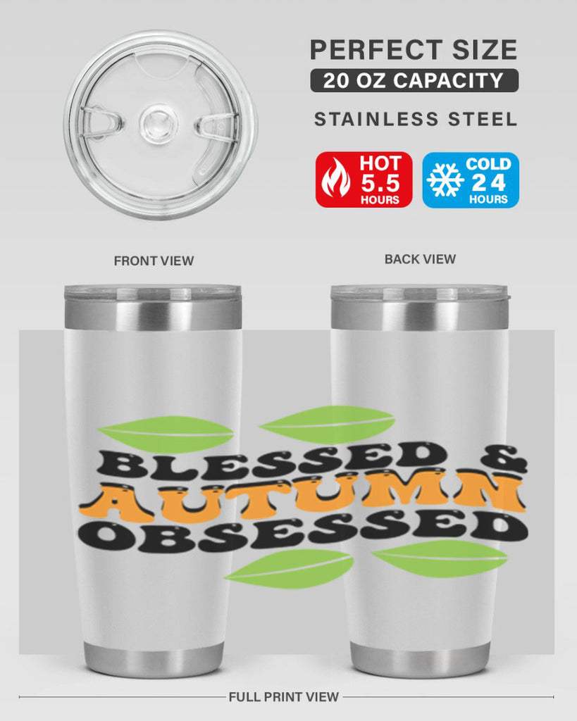 Blessed Autumn Obsessed 48#- fall- Tumbler