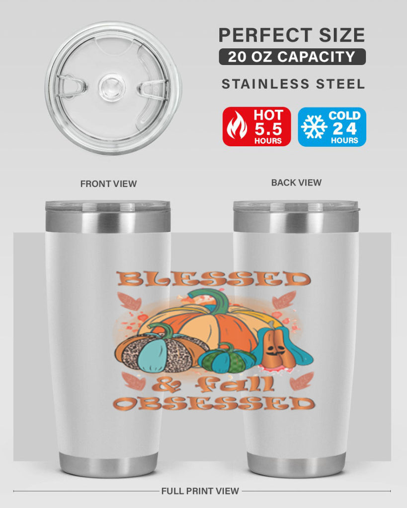 Blessed Fall Obsessed 49#- fall- Tumbler