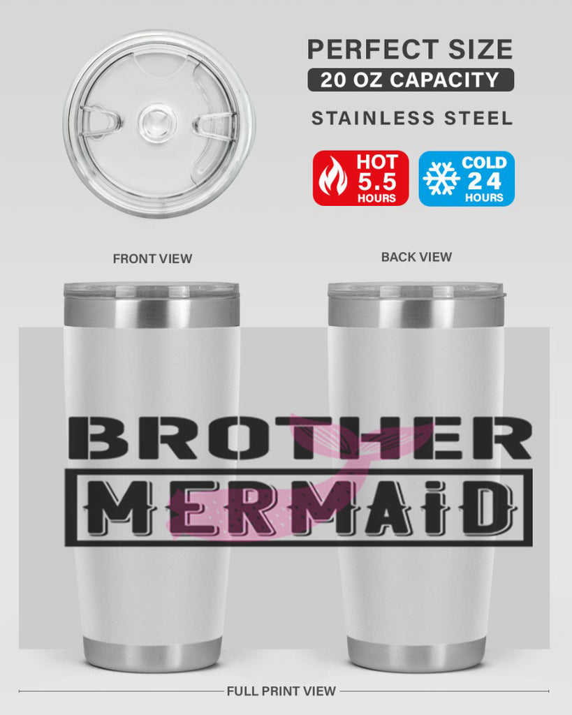 Brother mermaid 86#- mermaid- Tumbler