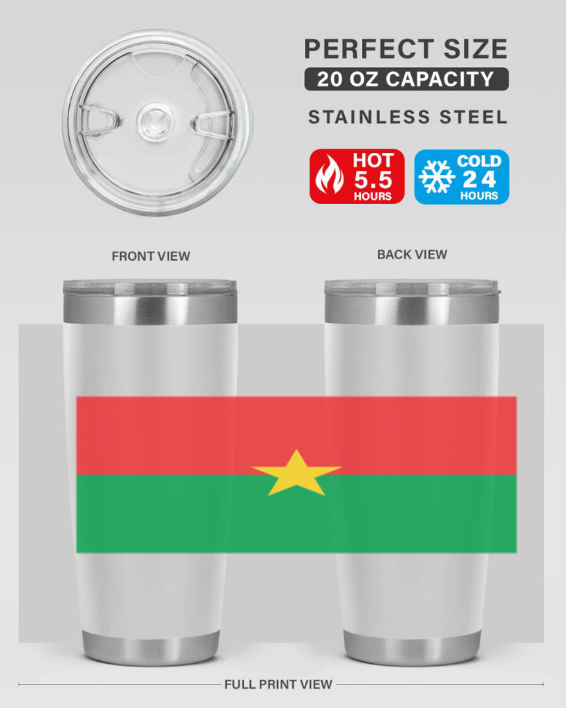 Burkina Faso 171#- world flags- Tumbler