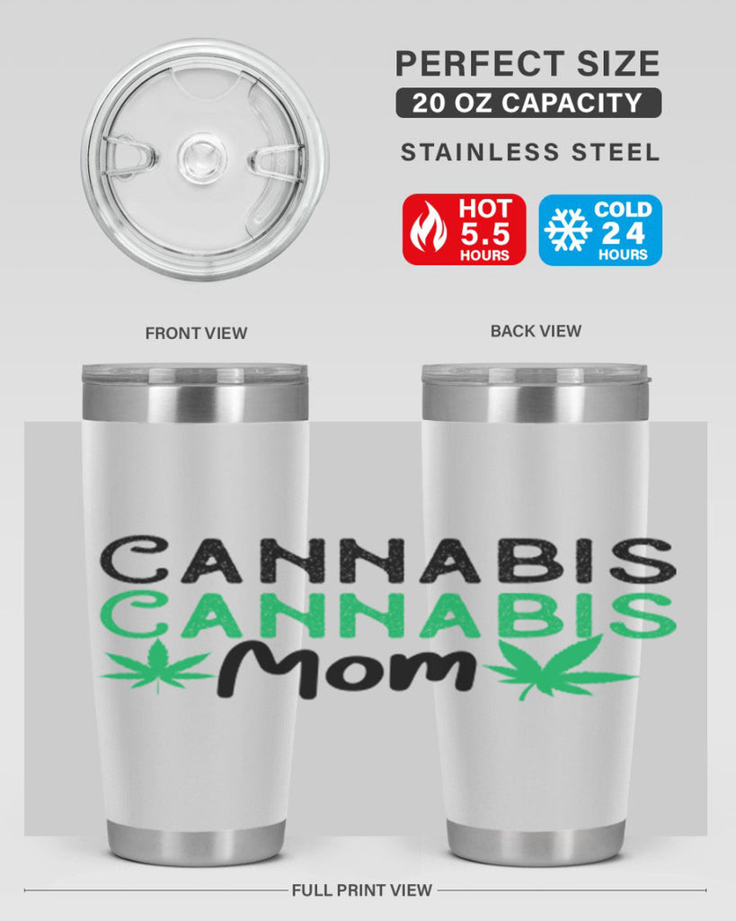 Cannabis Mom 48#- marijuana- Tumbler