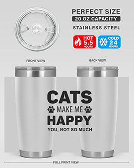 Cats Make Me Style 40#- cat- Tumbler