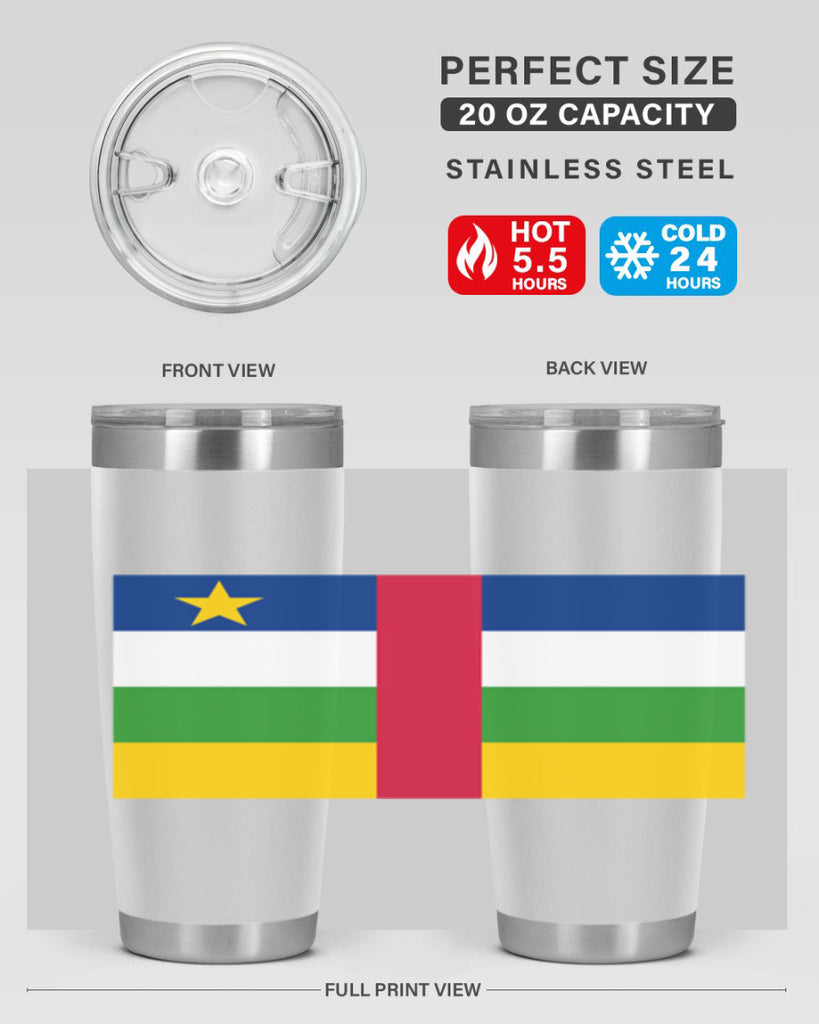 Central African Republic 165#- world flags- Tumbler