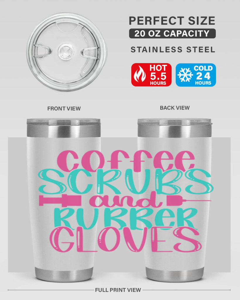 Coffee Scrubs And Rubber Gloves Style Style 210#- nurse- tumbler