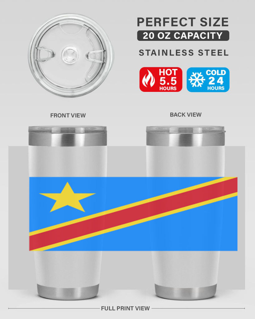 Congo Democratic Republic of the 159#- world flags- Tumbler