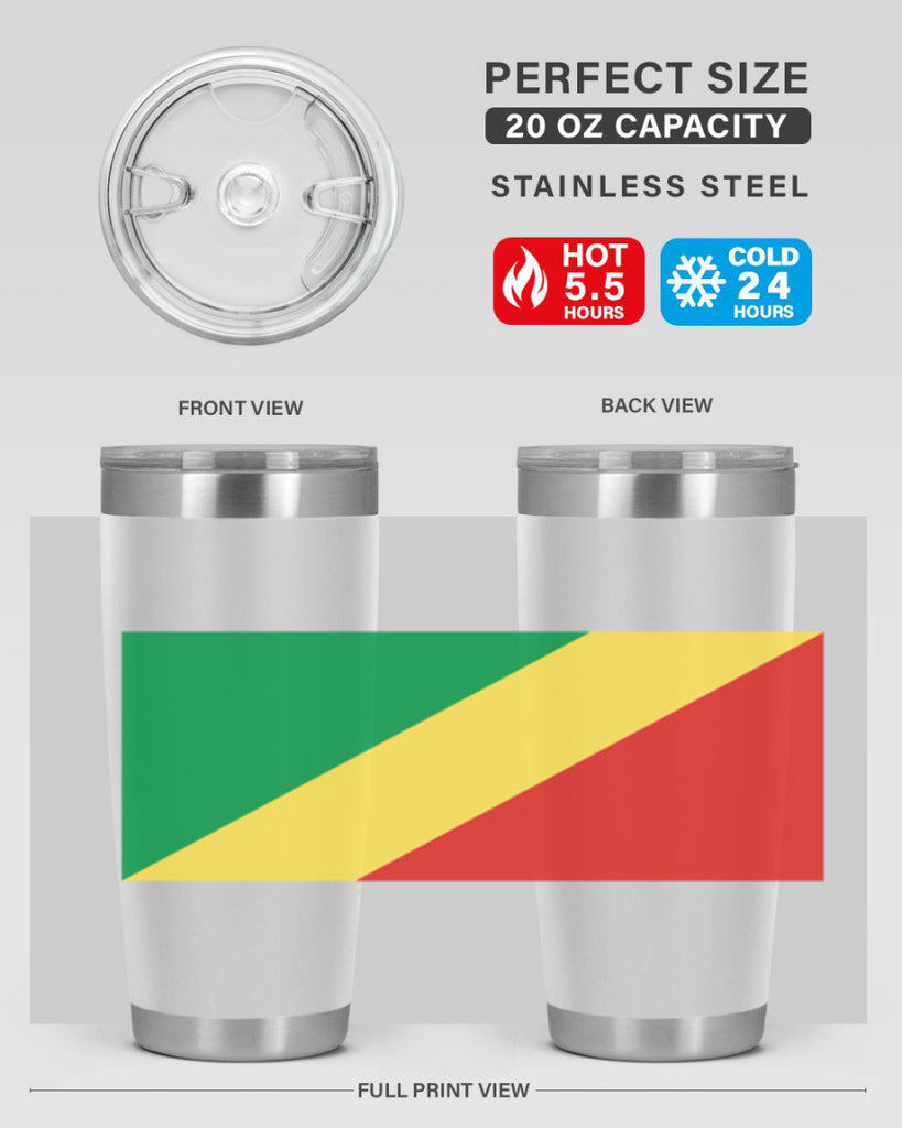 Congo Republic of the 158#- world flags- Tumbler