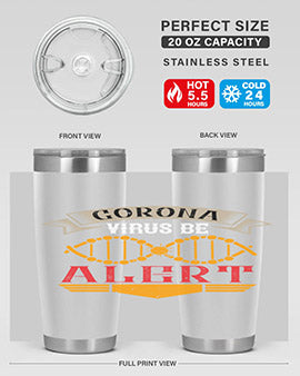 Corona Virus Be Alert Style 6#- corona virus- Cotton Tank