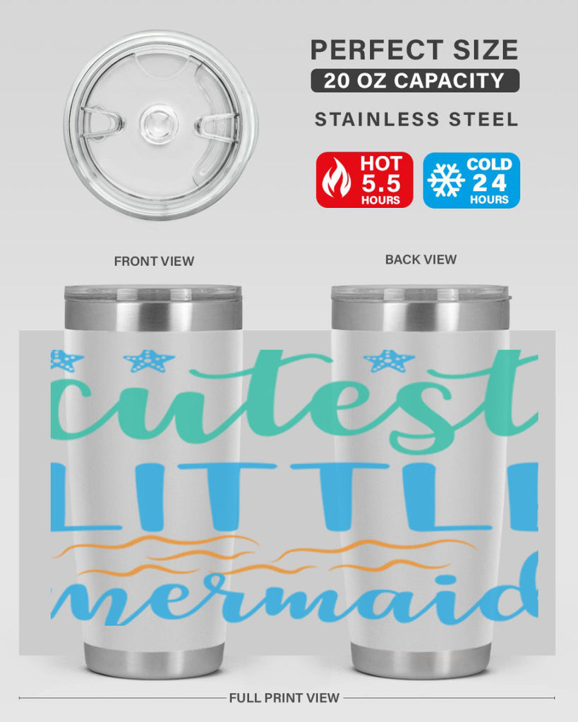 Cutest Little Mermaid Design 97#- mermaid- Tumbler