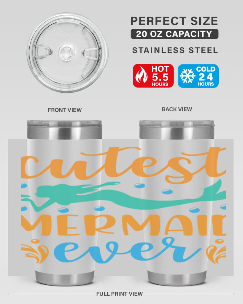 Cutest Mermaid Ever Design 102#- mermaid- Tumbler