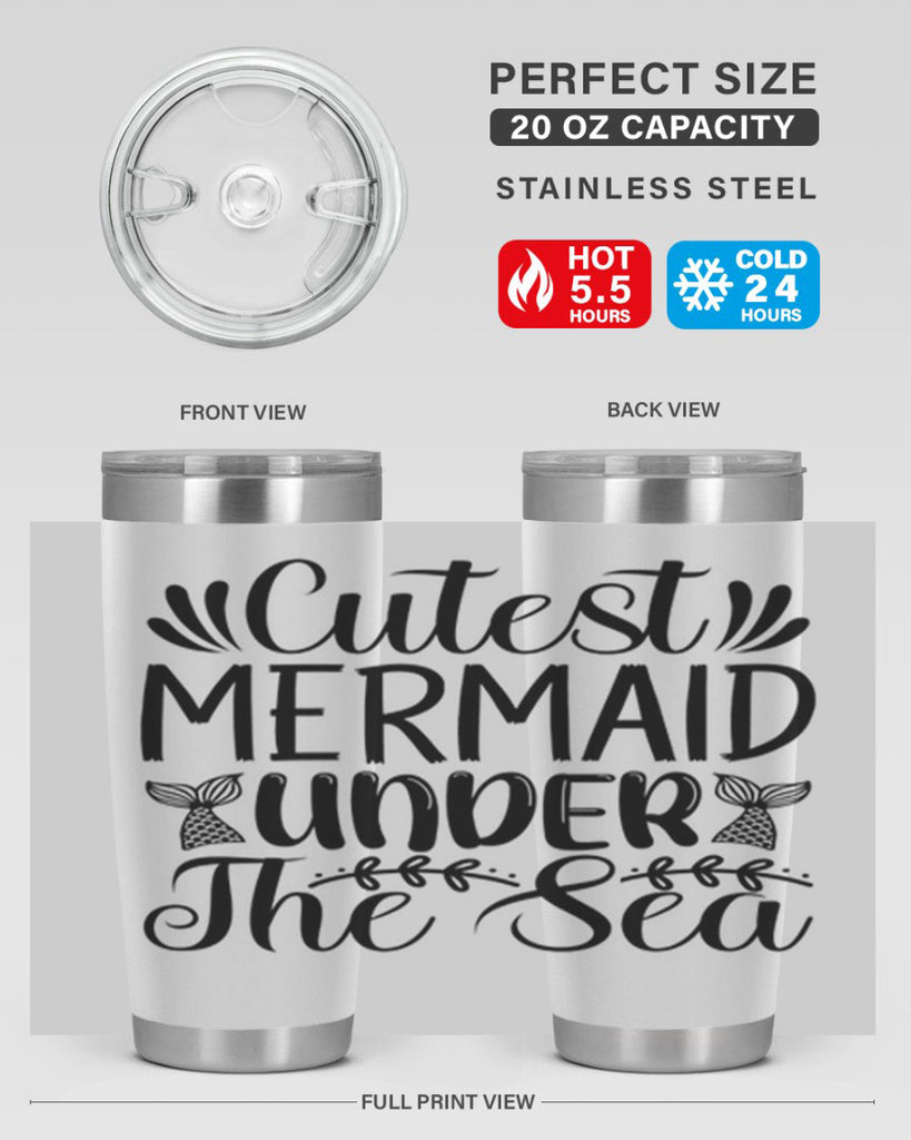 Cutest Mermaid Under The Sea 108#- mermaid- Tumbler