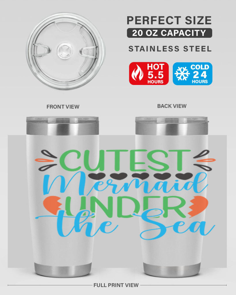 Cutest Mermaid Under The Sea 109#- mermaid- Tumbler