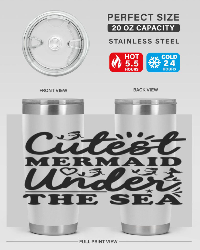 Cutest Mermaid Under the Sea 106#- mermaid- Tumbler