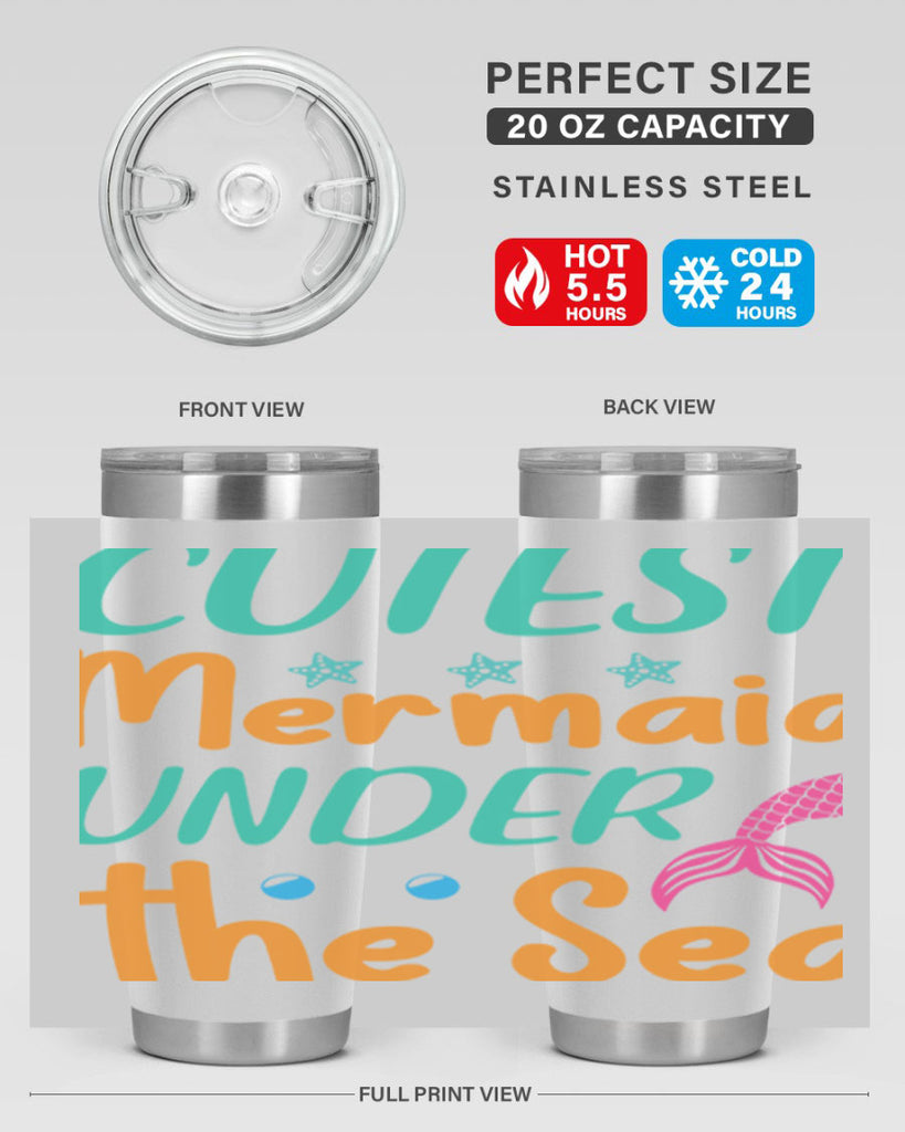 Cutest Mermaid Under the Sea 107#- mermaid- Tumbler