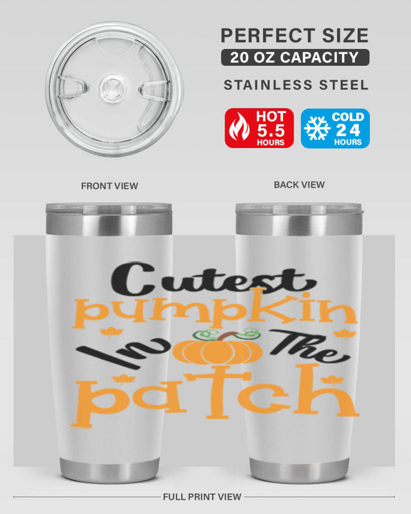 Cutestpumpkininthepatch 66#- fall- Tumbler