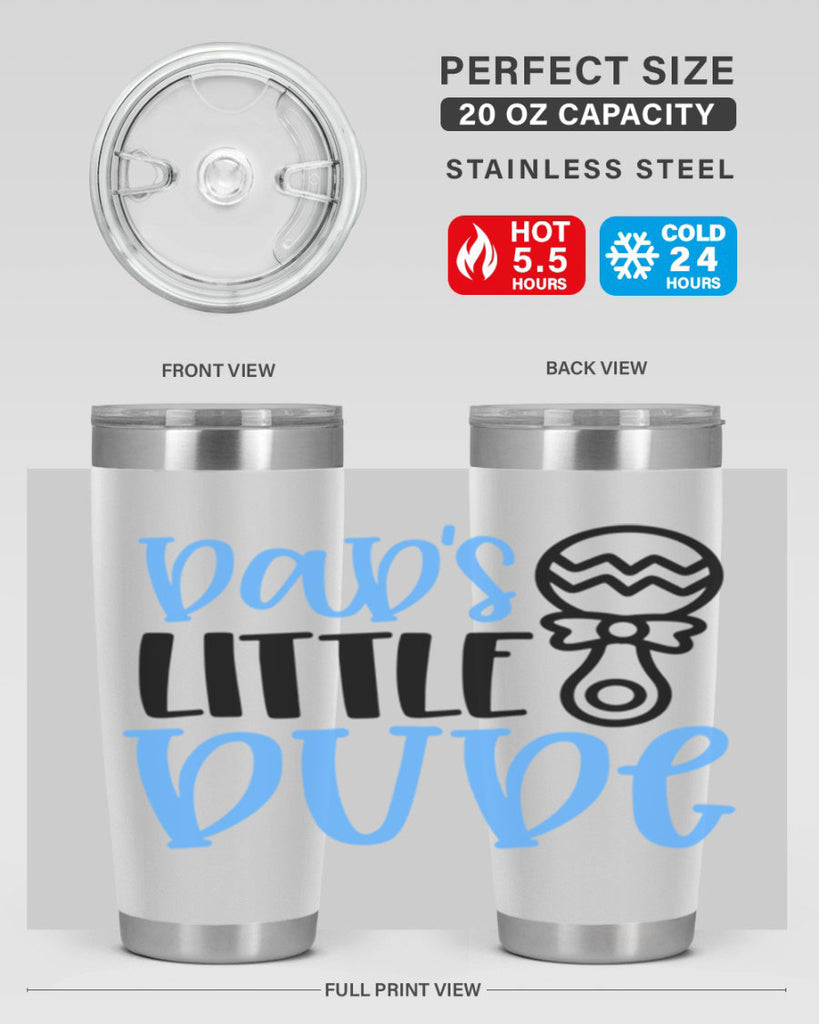 Dads Little Dude Style 102#- baby- tumbler