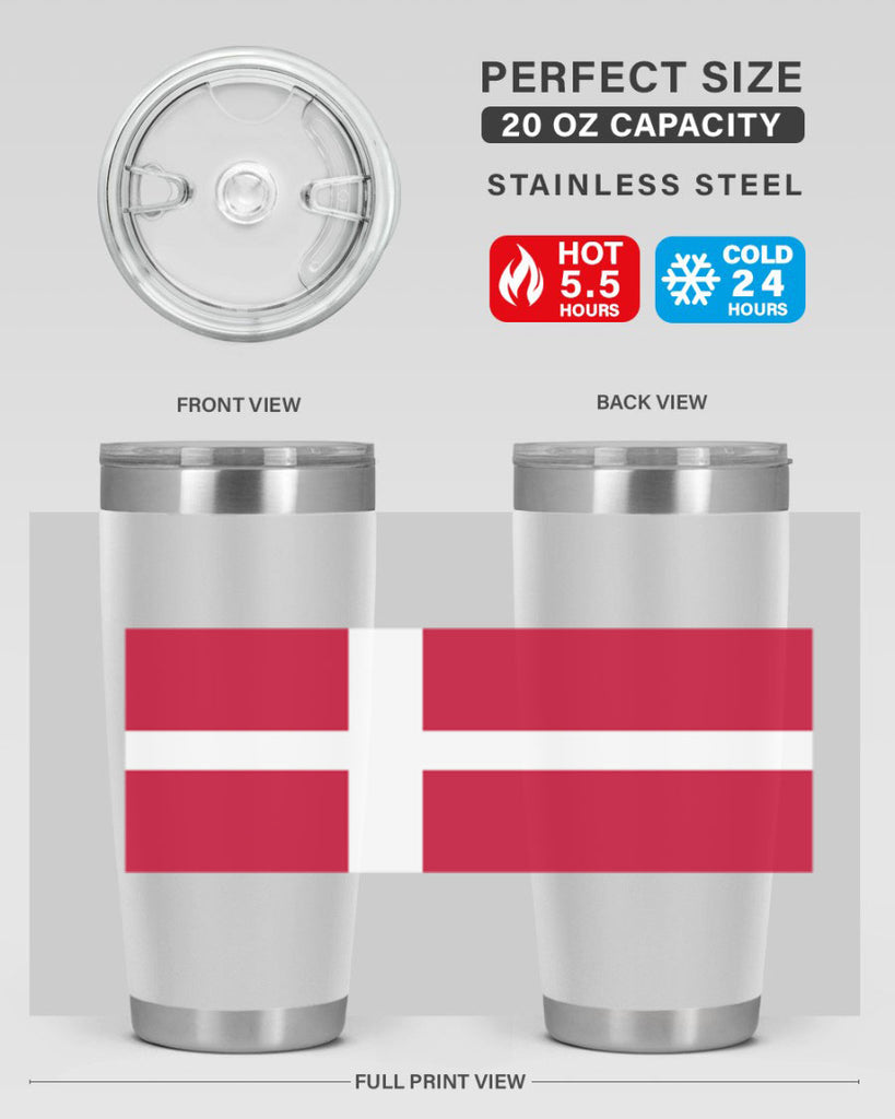 Denmark 151#- world flags- Tumbler