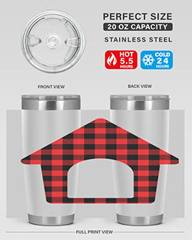 Dog House Style 98#- dog- Tumbler
