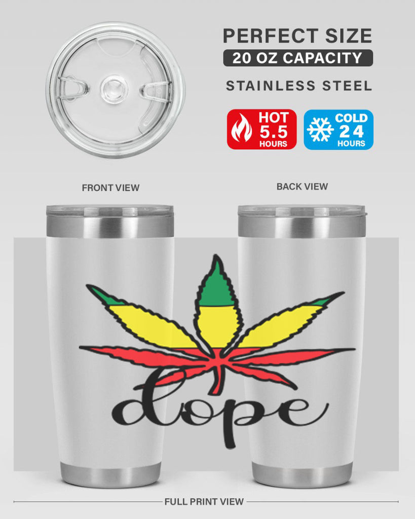 Dope 77#- marijuana- Tumbler