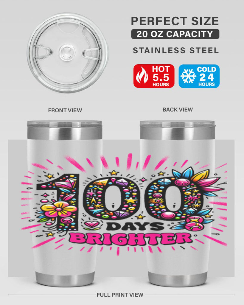 Easy 100 Days of School 50#- 100 days of school- Tumbler