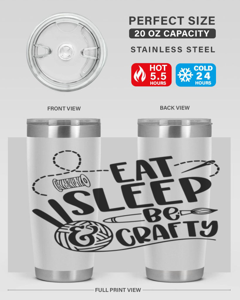 Eat Slepp Be Crafty 28#- crafting- Tumbler