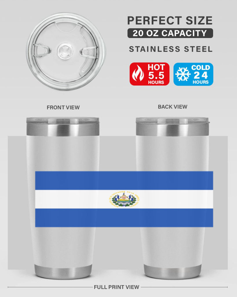 El Salvador 145#- world flags- Tumbler