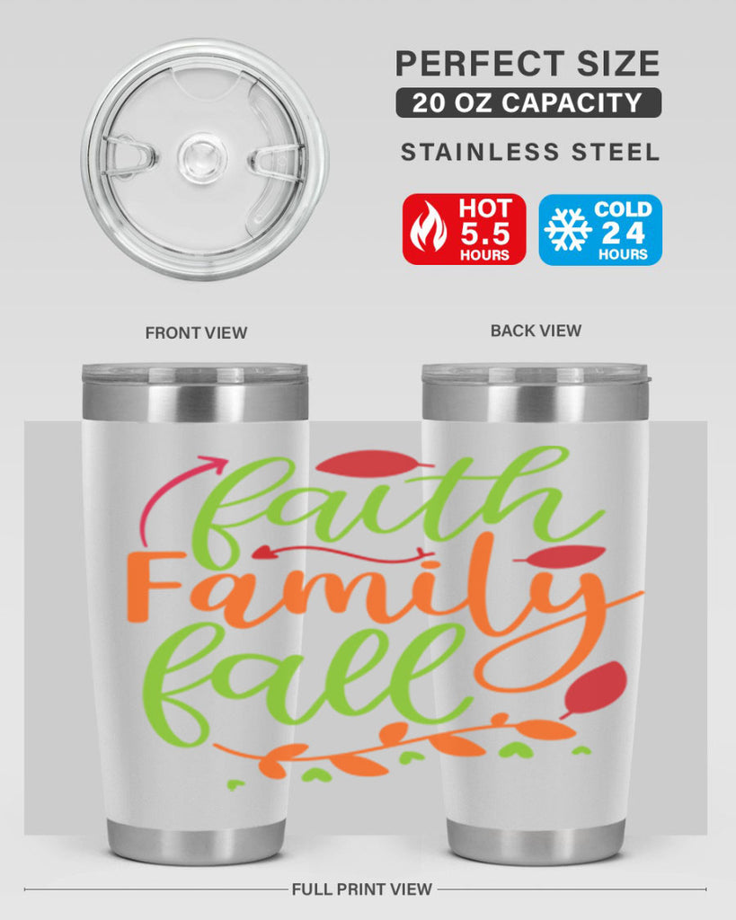 Faith Family Fall 82#- fall- Tumbler
