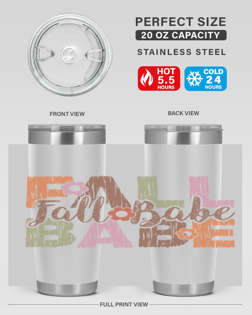 Fall Babe 88#- fall- Tumbler