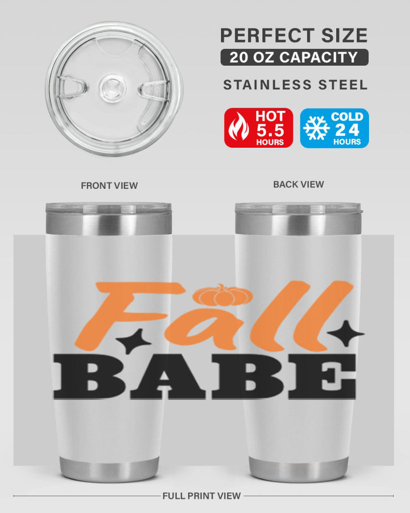 Fall Babe 89#- fall- Tumbler