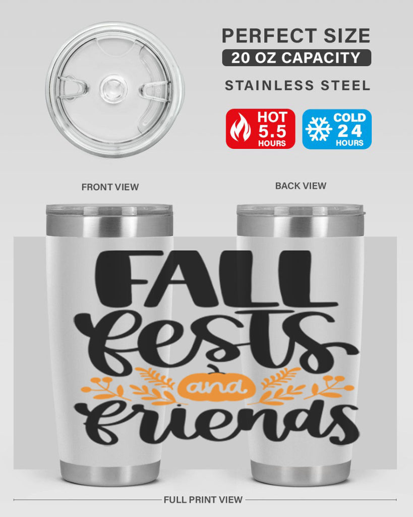 Fall Fests And Friends 484#- fall- Tumbler