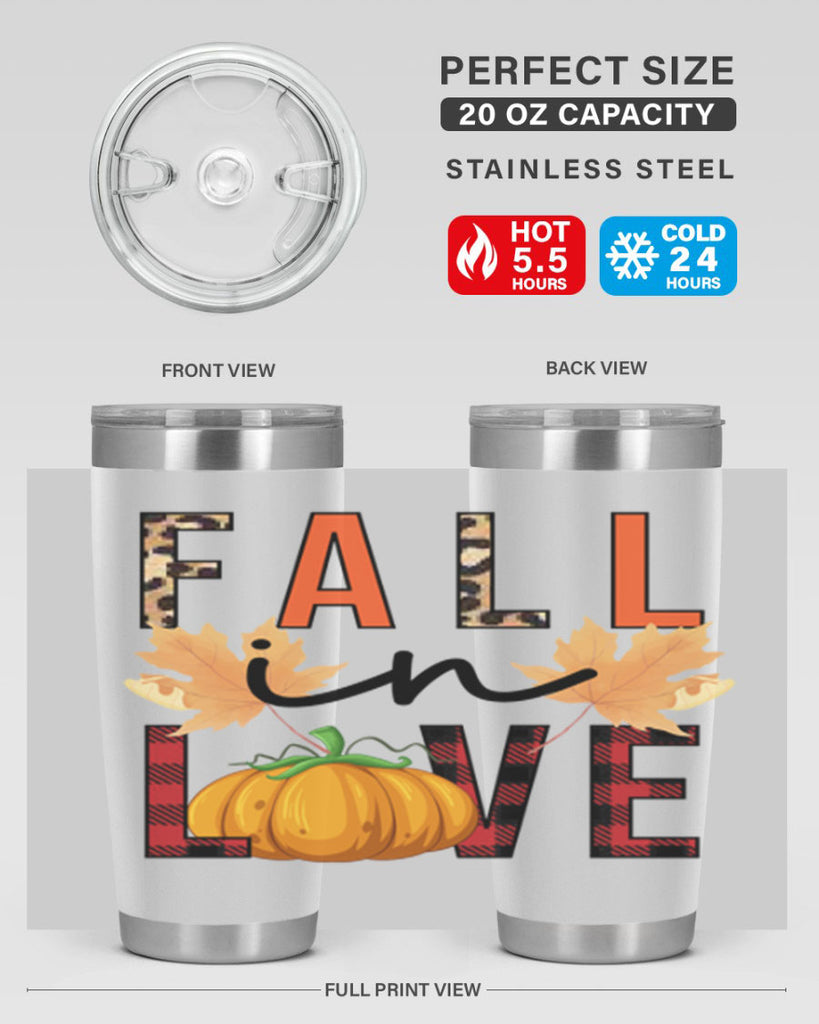 Fall in Love 104#- fall- Tumbler