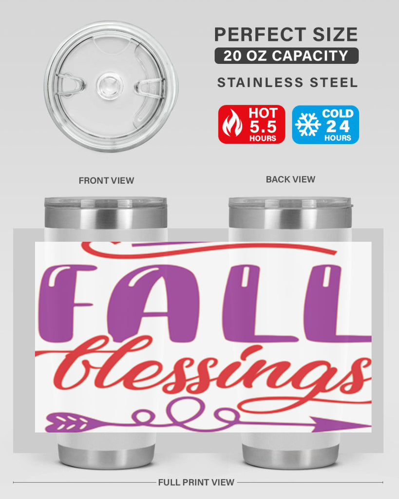 FallBlessingsdesign 146#- fall- Tumbler