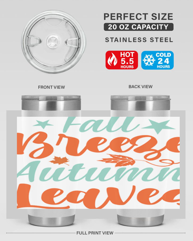 FallBreezeAutumnLeaves 147#- fall- Tumbler