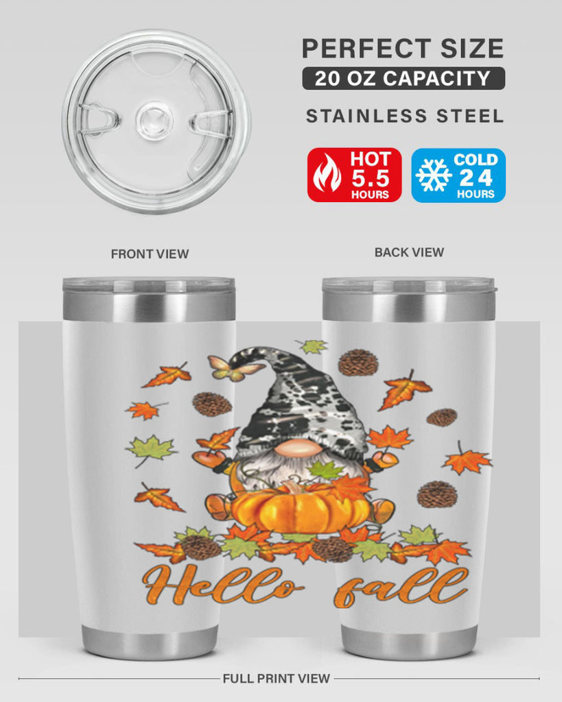 FallGnomeHelloAutumn 150#- fall- Tumbler