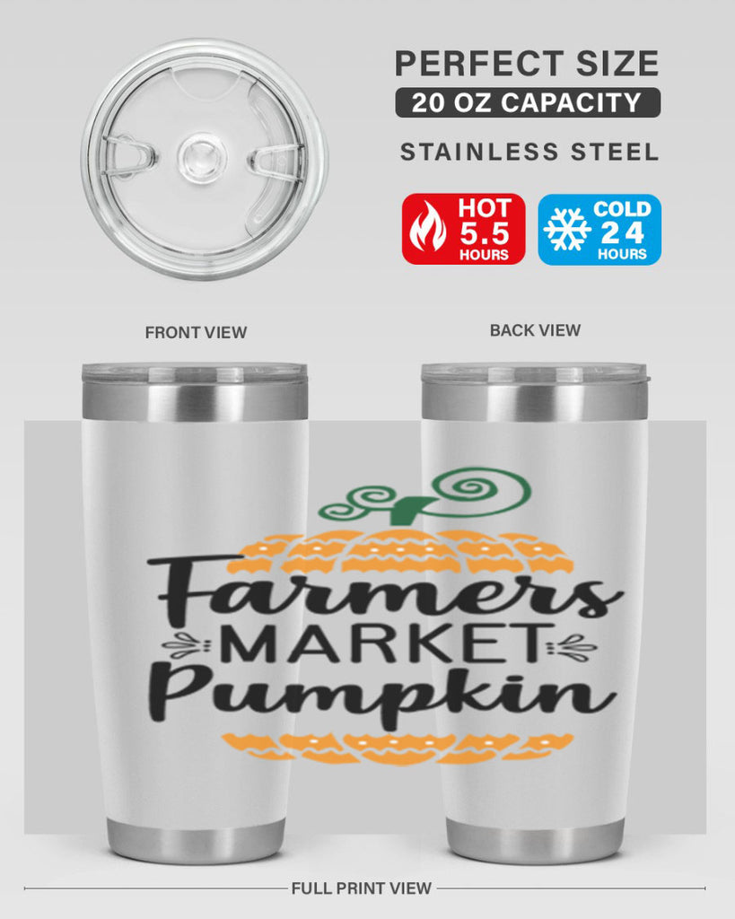 Farmersmarketpumpkin 179#- fall- Tumbler